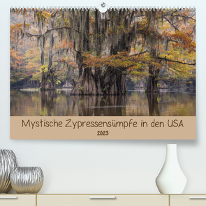 Mystische ZypressensümpfeAT-Version (Premium, hochwertiger DIN A2 Wandkalender 2023, Kunstdruck in Hochglanz) von Jordan,  Sonja