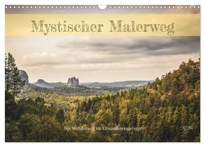 Mystischer Malerweg (Wandkalender 2024 DIN A3 quer), CALVENDO Monatskalender von Tom-Pic-Art,  Tom-Pic-Art