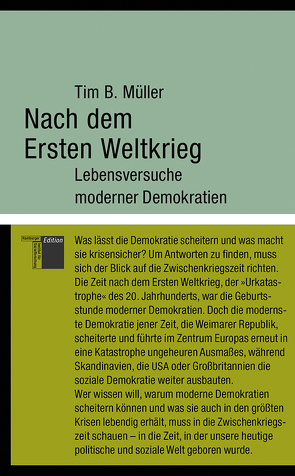 Nach dem Ersten Weltkrieg von Müller,  Tim B.