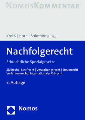 Nachfolgerecht von Horn,  Claus-Henrik, Kroiß,  Ludwig, Solomon,  Dennis