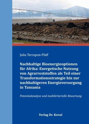 Nachhaltige Bioenergieoptionen für Afrika: Energetische Nutzung von Agrarreststoffen als Teil einer Transformationsstrategie hin zur nachhaltigeren Energieversorgung in Tansania von Terrapon-Pfaff,  Julia