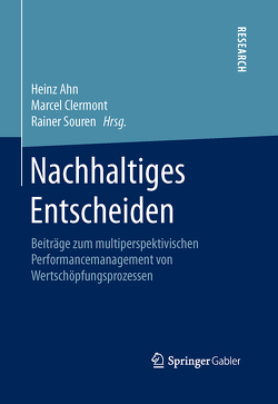 Nachhaltiges Entscheiden von Ahn,  Heinz, Clermont,  Marcel, Souren,  Rainer