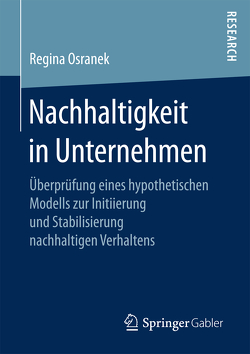 Nachhaltigkeit in Unternehmen von Osranek,  Regina