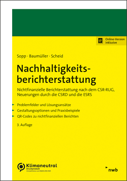 Nachhaltigkeitsberichterstattung von Baumüller,  Josef, Scheid,  Oliver, Sopp,  Karina