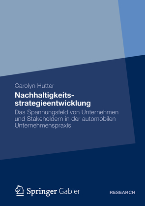 Nachhaltigkeitsstrategieentwicklung von Hutter,  Carolyn