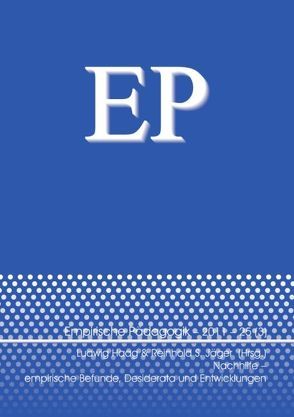 Nachhilfe – empirische Befunde, Desiderata und Entwicklungen von Haag,  Ludwig, Jäger,  Reinhold S.