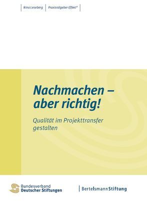 Nachmachen – aber richtig! von Leseberg,  Nina