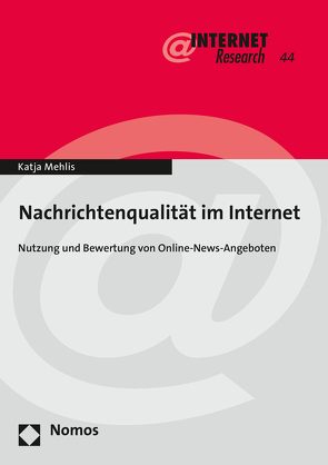 Nachrichtenqualität im Internet von Mehlis,  Katja