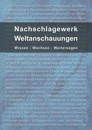 Nachschlagewerk Weltanschauungen von AG WELT e.V.