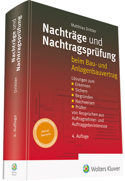 Nachträge und Nachtragsprüfung von Drittler,  Matthias