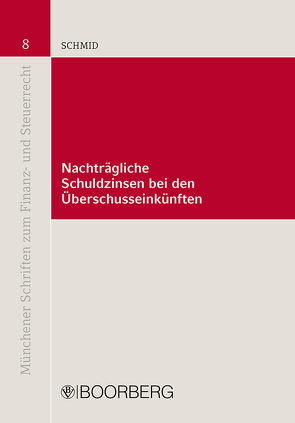 Nachträgliche Schuldzinsen bei den Überschusseinkünften von Schmid,  Florian