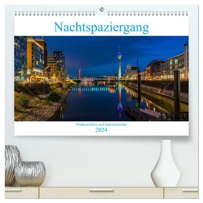 Nachtspaziergang (hochwertiger Premium Wandkalender 2024 DIN A2 quer), Kunstdruck in Hochglanz von Wege / twfoto,  Thorsten