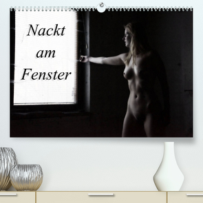 Nackt am Fenster (Premium, hochwertiger DIN A2 Wandkalender 2023, Kunstdruck in Hochglanz) von Lee,  Juri