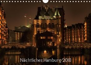 Nächtliches Hamburg (Wandkalender 2018 DIN A4 quer) von Jordan,  Karsten