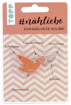 #nähliebe Einfädelhilfe Kolibri Koralle von frechverlag