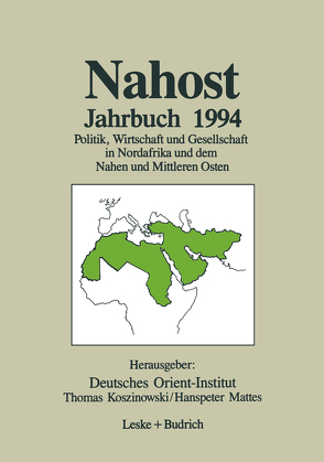 Nahost Jahrbuch 1994 von Deutsches Orient-Institut