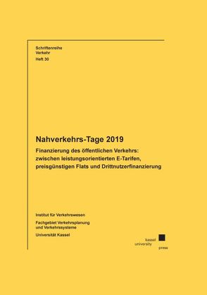 Nahverkehrs-Tage 2019 von Institut für Verkehrswesen,  Verkehrswesen