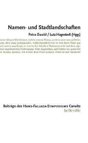 Namen- und Stadtlandschaften von Ewald,  Petra, Hagestedt,  Lutz