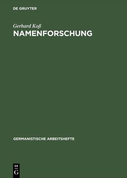 Namenforschung von Koß,  Gerhard