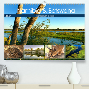 Namibia & Botswana (Premium, hochwertiger DIN A2 Wandkalender 2022, Kunstdruck in Hochglanz) von Ziemer,  Astrid