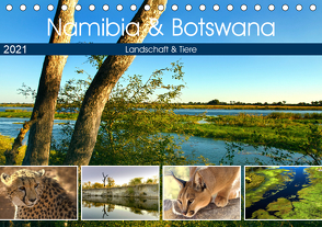 Namibia & Botswana (Tischkalender 2021 DIN A5 quer) von Ziemer,  Astrid