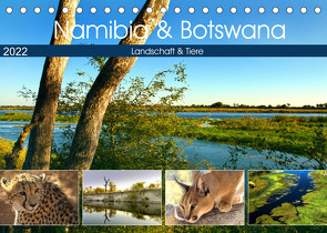 Namibia & Botswana (Tischkalender 2022 DIN A5 quer) von Ziemer,  Astrid