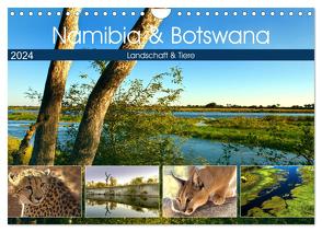 Namibia & Botswana (Wandkalender 2024 DIN A4 quer), CALVENDO Monatskalender von Ziemer,  Astrid