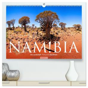 Namibia – Die Landschaft (hochwertiger Premium Wandkalender 2024 DIN A2 quer), Kunstdruck in Hochglanz von Bruhn,  Olaf