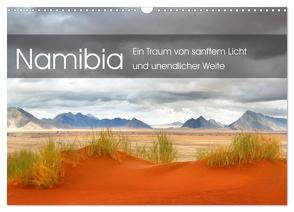 Namibia: Ein Traum von sanftem Licht und unendlicher Weite (Wandkalender 2024 DIN A3 quer), CALVENDO Monatskalender von Pichler,  Simon