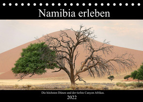 Namibia erleben (Tischkalender 2022 DIN A5 quer) von Berns,  Nicolette