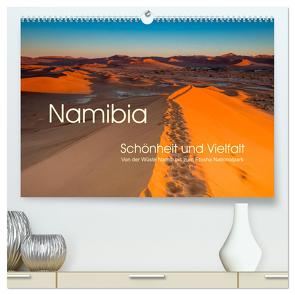 Namibia, Schönheit und Vielfalt (hochwertiger Premium Wandkalender 2024 DIN A2 quer), Kunstdruck in Hochglanz von Erik R. Kroker,  Dr.