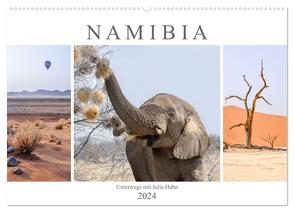 Namibia – unterwegs mit Julia Hahn (Wandkalender 2024 DIN A2 quer), CALVENDO Monatskalender von Hahn,  Julia