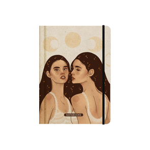 Nari Notizbuch A5 „Universe Sisters“ (punktiert, farbig) von Saak,  Rebekka