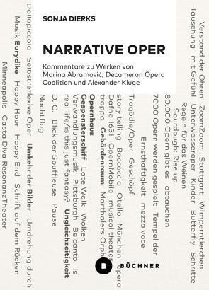 Narrative Oper von Dierks,  Sonja