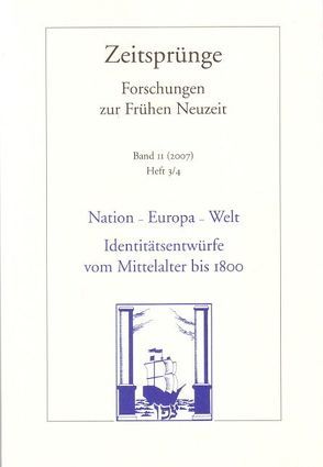 Nation – Europa – Welt von Baumgärtner,  Ingrid, Brinker-von der Heyde,  Claudia, Gardt,  Andreas, Sick,  Franziska