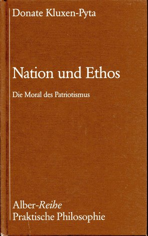 Nation und Ethos von Kluxen-Pyta,  Donate