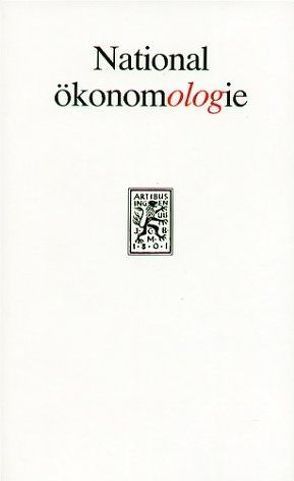 Nationalökonomologie von Trebeis,  Orestes V