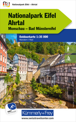 Nationalpark Eifel Ahrtal Monschau, Bad Münstereifel, Nr. 19 Outdoorkarte Deutschland 1:35 000