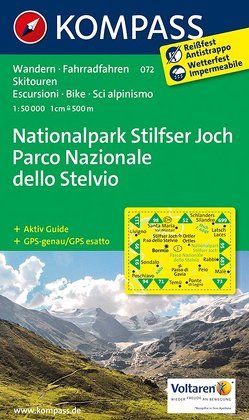 KOMPASS Wanderkarte Nationalpark Stilfserjoch /Parco Nazionale dello Stelvio von KOMPASS-Karten GmbH