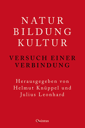 Natur – Bildung – Kultur von Knüppel,  Helmut