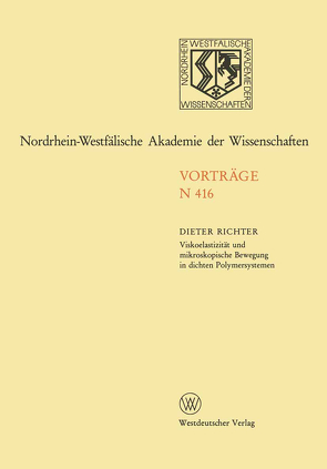 Natur-, Ingenieur- und Wirtschaftswissenschaften von Richter,  Dieter