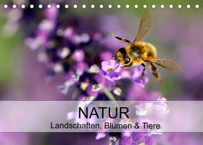 Natur Landschaften, Blumen & Tiere / Geburtstagskalender (Tischkalender 2022 DIN A5 quer) von Mohler,  Amanda