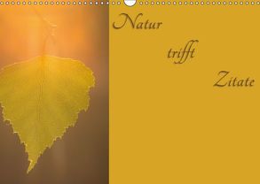 Natur trifft Zitate (Wandkalender 2018 DIN A3 quer) von Kulla,  Alexander