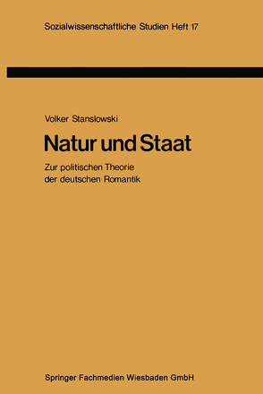 Natur und Staat von Stanslowski,  Volker