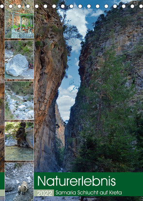 Naturerlebnis Samaria Schlucht auf Kreta (Tischkalender 2022 DIN A5 hoch) von Kleemann,  Claudia