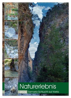 Naturerlebnis Samaria Schlucht auf Kreta (Wandkalender 2024 DIN A2 hoch), CALVENDO Monatskalender von Kleemann,  Claudia