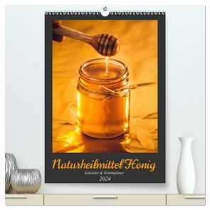 Naturheilmittel Honig – Kalender & Terminplaner (hochwertiger Premium Wandkalender 2024 DIN A2 hoch), Kunstdruck in Hochglanz von Publishing,  MD