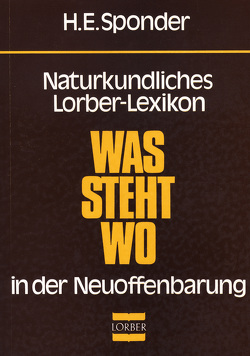 Naturkundliches Lorber-Lexikon von Sponder,  H E