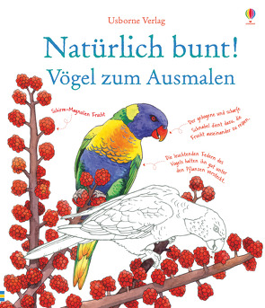 Natürlich bunt! Vögel zum Ausmalen von Cooper,  Jenny, Cullis,  Megan