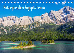 Naturparadies Zugspitzarena (Tischkalender 2023 DIN A5 quer) von Ferrari,  Sascha